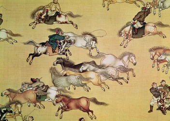 Reise des Kaisers Qianlong (1736-96) (Detail)